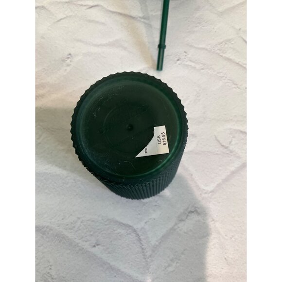 Starbucks Matte Green Soft touch studded 16 oz Tumbler - Picture 4 of 4